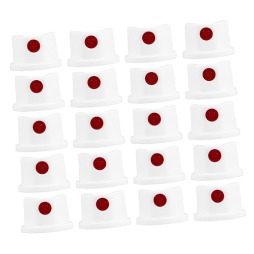 PLAFOPE 20Stücke Sprühfarbendosen Düsenspitzen Sprühfarbenkappen für Graffiti Ergonomische Sprühdüsen mit Nahtlosem Finish für Verschiedene Projekte von PLAFOPE