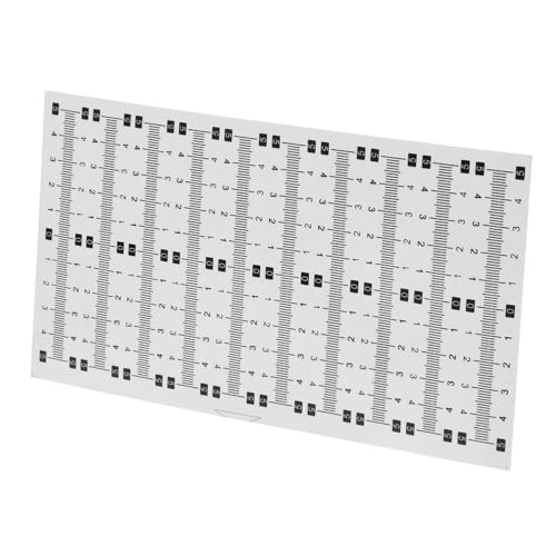 PLAFOPE 21 Stück Teiliges Selbstklebendes Maßband Aufkleber Flexible Wasserdichte Linealaufkleber mit Präziser Einteilung Vielseitige Messhilfe für DIY Markierung und Beschriftung PLAFOPE 21 Stück Teiliges Selbstklebendes Maßband Aufkleber Flexible Wasserdichte Linealaufkleber mit Präziser Einteilung Vielseitige Messhilfe für DIY Markierung und Beschriftung von PLAFOPE