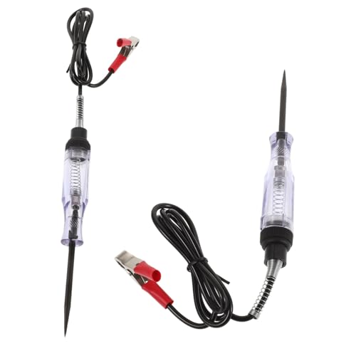 PLAFOPE 2Stücke Auto Spannungsprüfer Stift Kfz Elektrotester mit Federdraht Fahrzeugspannungsprüfer für Professionelle und Heimwerker PLAFOPE 2Stücke Auto Spannungsprüfer Stift Kfz Elektrotester mit Federdraht Fahrzeugspannungsprüfer für Professionelle und Heimwerker von PLAFOPE