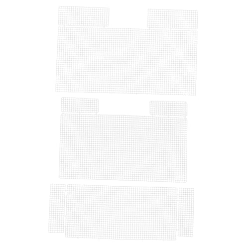 PLAFOPE 3 Blätter Teiliges Kunststoff netzgewebe Taschenherstellen Schnittfeste Langlebige DIY Materialien mit Glatter Oberfläche für Handgefertigte Strukturierte Taschen und von PLAFOPE