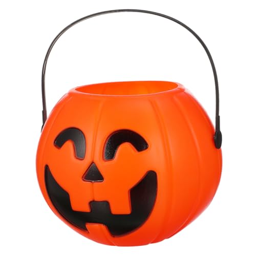 PLAFOPE 3 Stück Halloween-kürbis-Eimer Halloween-süßigkeiten-Eimer -kürbis Bonbonhalter Für Süßes Oder Saures Dekorativer Plastik Orange PLAFOPE 3 Stück Halloween-kürbis-Eimer Halloween-süßigkeiten-Eimer -kürbis Bonbonhalter Für Süßes Oder Saures Dekorativer Plastik Orange von PLAFOPE
