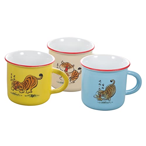 PLAFOPE 3 Stück Teiliges Kleiner Trinkbecher für Farbige Keramiktassen mit Praktischem Griff für Schule und Freizeit Bunte Designs Zufällige Auswahl PLAFOPE 3 Stück Teiliges Kleiner Trinkbecher für Farbige Keramiktassen mit Praktischem Griff für Schule und Freizeit Bunte Designs Zufällige Auswahl von PLAFOPE