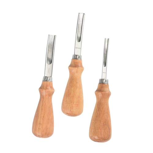 PLAFOPE 3 Stück Teiliges Lederkantenschärfer Holzgriff Lederbearbeitungswerkzeug für Präzises Schleifen und Polieren Geeignet für Verschiedene Lederstärken Langlebig und Handlich für PLAFOPE 3 Stück Teiliges Lederkantenschärfer Holzgriff Lederbearbeitungswerkzeug für Präzises Schleifen und Polieren Geeignet für Verschiedene Lederstärken Langlebig und Handlich für von PLAFOPE