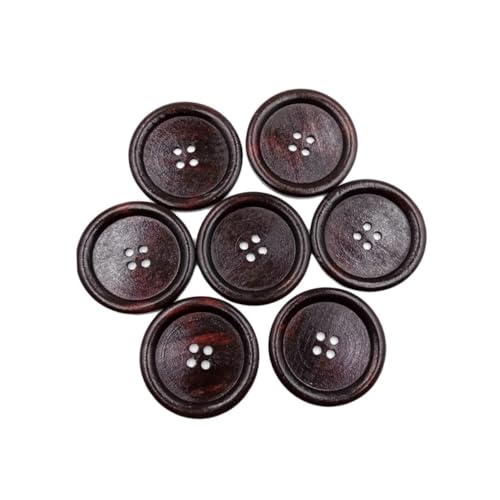 PLAFOPE 30 Stück Teiliges Runde Holzknöpfe mit Löchern Dunkelbraun Langlebig und Dekorativ für Mantel Strickjacke Nähen Scrapbooking und DIY Bastelprojekte PLAFOPE 30 Stück Teiliges Runde Holzknöpfe mit Löchern Dunkelbraun Langlebig und Dekorativ für Mantel Strickjacke Nähen Scrapbooking und DIY Bastelprojekte von PLAFOPE