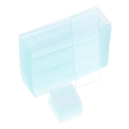 PLAFOPE 300 Stück Teiliges Mikroskop objektträger Transparentem Optischem Glas mit Schützenden Abgerundeten Kanten Vakuumverpackt für Sichere Handhabung für Labor Homeschooling und PLAFOPE 300 Stück Teiliges Mikroskop objektträger Transparentem Optischem Glas mit Schützenden Abgerundeten Kanten Vakuumverpackt für Sichere Handhabung für Labor Homeschooling und von PLAFOPE