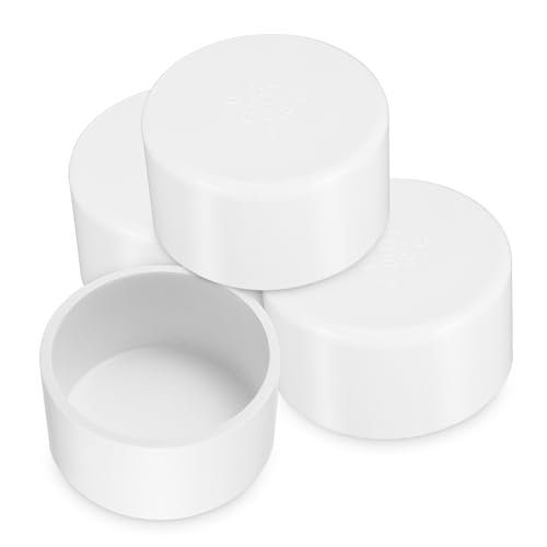 PLAFOPE 4 Stk. PVC Rohr Endkappen Innenmaß Robuste PVC Rohrkappen mit Dickwandigem Material Zuverlässige Abdichtung für Heim Industrieanwendungen Widerstandsfähig gegen Kälte und Druck PLAFOPE 4 Stk. PVC Rohr Endkappen Innenmaß Robuste PVC Rohrkappen mit Dickwandigem Material Zuverlässige Abdichtung für Heim Industrieanwendungen Widerstandsfähig gegen Kälte und Druck von PLAFOPE