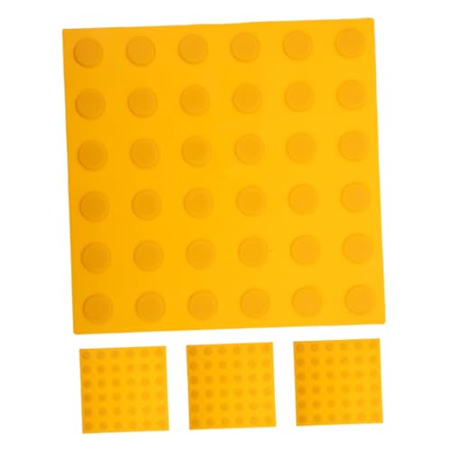 PLAFOPE 4 Stück PVC Leitplatten mit Rutschfester Oberfläche Gelbe Blindstein Pads mit Erhabenen Punkten Langlebig und Wetterfest Geeignet für Öffentliche Gebäude und Verkehrsstationen PLAFOPE 4 Stück PVC Leitplatten mit Rutschfester Oberfläche Gelbe Blindstein Pads mit Erhabenen Punkten Langlebig und Wetterfest Geeignet für Öffentliche Gebäude und Verkehrsstationen von PLAFOPE