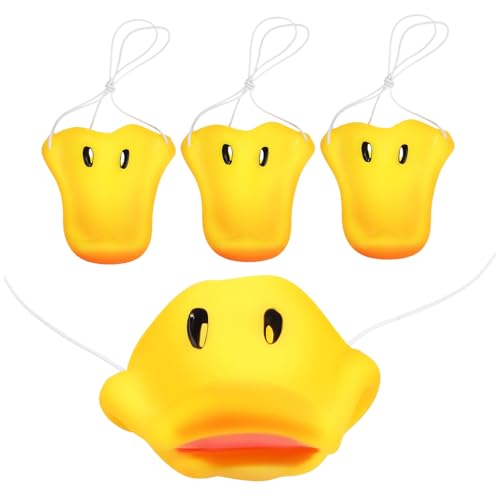 PLAFOPE 4 Stück Teiliges Enten Schnabel mit Elastischem Band Stabile Simulation Entennase für Karneval Halloween Cosplay und Party Sichere und Wiederverwendbare Tierkostüm Requisite PLAFOPE 4 Stück Teiliges Enten Schnabel mit Elastischem Band Stabile Simulation Entennase für Karneval Halloween Cosplay und Party Sichere und Wiederverwendbare Tierkostüm Requisite von PLAFOPE