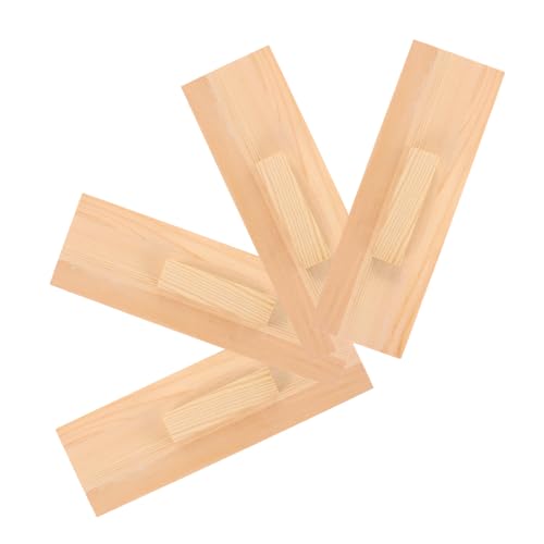 PLAFOPE 4 Stück Teiliges Holz Seifenform Deckel Rechteckige Seifenlaib Abdeckung Staubdicht Ersatzdeckel für DIY Seifenherstellung und Handwerk von PLAFOPE