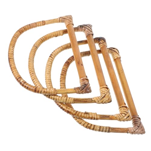 PLAFOPE 4 Stück Teiliges Natürliche Holz Rattan Taschengriffe Robustes DIY Zubehör für Handgefertigte Taschen Vintage Tragegriffe Geeignet für Körbe und Häkelprojekte Zufällige Farbe PLAFOPE 4 Stück Teiliges Natürliche Holz Rattan Taschengriffe Robustes DIY Zubehör für Handgefertigte Taschen Vintage Tragegriffe Geeignet für Körbe und Häkelprojekte Zufällige Farbe von PLAFOPE
