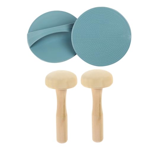 PLAFOPE 4 Teiliges Blockdruckwerkzeug Set Aus Holz Mit Pilz Roller Und Schlägel Kreatives Druckwerkzeug Für DIY Kunst Und Handwerksprojekte PLAFOPE 4 Teiliges Blockdruckwerkzeug Set Aus Holz Mit Pilz Roller Und Schlägel Kreatives Druckwerkzeug Für DIY Kunst Und Handwerksprojekte von PLAFOPE