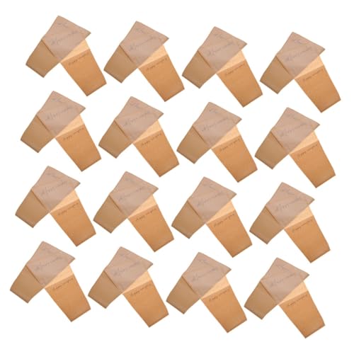 PLAFOPE 40 Stück Blumenverpackungssäcke aus Wasserdichtem Kraftpapier Robuste Blumenhüllen für Sträuße Praktische Floristenbeutel für Valentinstag Hochzeit Geburtstag von PLAFOPE