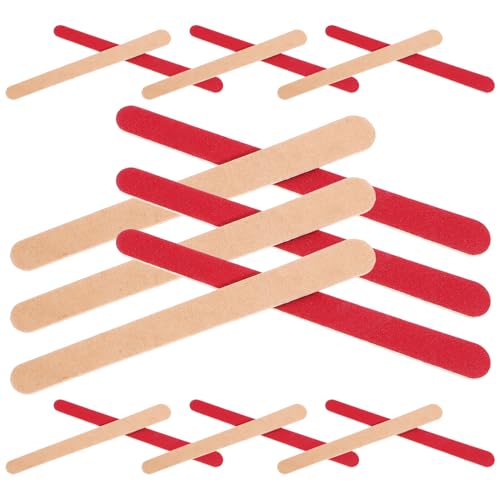 PLAFOPE 40 Stück Teiliges Schleifstäbe aus Robustem Material Feinkörnige Polierstäbe für Holz Kunststoff und Modellbau Vielseitige Bastel Schleifwerkzeuge für Feine Details und Präzises von PLAFOPE