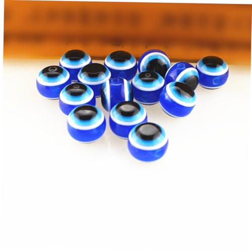 PLAFOPE 400 Stück Resin Runde Blaue Augen Perlen DIY Spacer Perlen für Schmuckherstellung Armbänder Halsketten Bastelperlen für Kreative Handwerksprojekte PLAFOPE 400 Stück Resin Runde Blaue Augen Perlen DIY Spacer Perlen für Schmuckherstellung Armbänder Halsketten Bastelperlen für Kreative Handwerksprojekte von PLAFOPE