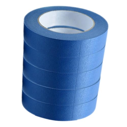 PLAFOPE 5 Rollen Malerkrepp Abdeckband Breit Stark Haftendes Masking Tape für Wanddekoration Kantenabkleben und Autolackierung Vielseitig Einsetzbar Blau PLAFOPE 5 Rollen Malerkrepp Abdeckband Breit Stark Haftendes Masking Tape für Wanddekoration Kantenabkleben und Autolackierung Vielseitig Einsetzbar Blau von PLAFOPE