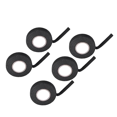 PLAFOPE 5 Stück Flammenschutz Klebeband Wasserdichtes Isolierband für Elektroinstallation Auto und DIY Anwendungen Schwarz PLAFOPE 5 Stück Flammenschutz Klebeband Wasserdichtes Isolierband für Elektroinstallation Auto und DIY Anwendungen Schwarz von PLAFOPE