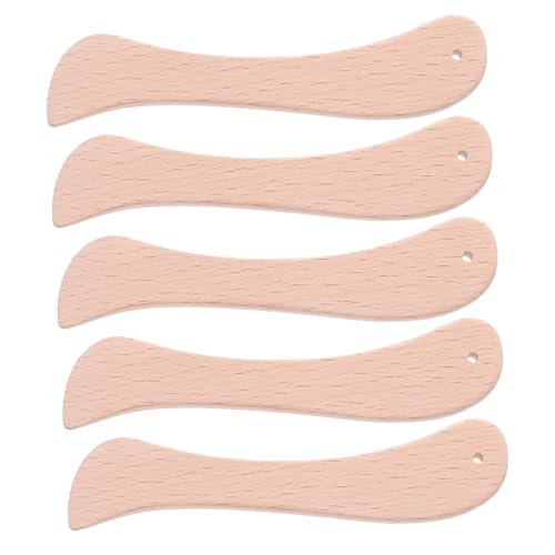 PLAFOPE 5 Stück Teiliges Holz Faltwerkzeuge aus Buchenholz Präzise Origami Creaser und Papierfalzwerkzeug Vielseitig für Scrapbooking Buchbinderei Lederhandwerk und Kreative von PLAFOPE