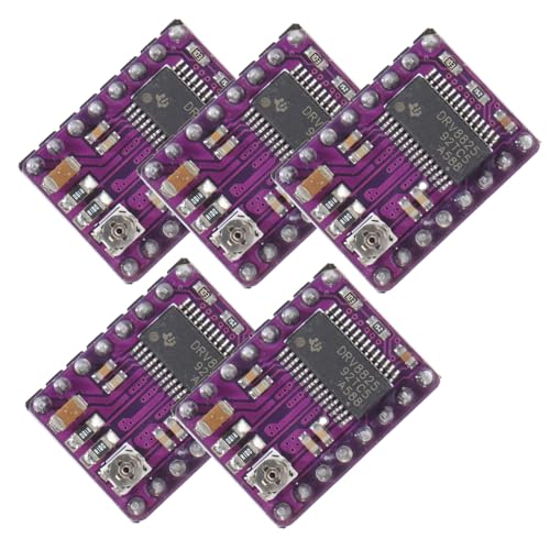 PLAFOPE 5 Stück Teiliges Schrittmotor Treiber Modul mit Integriertem Kühlkörper Kompatibel mit Drucker Rrerap Ramps Hitzebeständig Installieren für DIY Elektronik und Mechanische von PLAFOPE