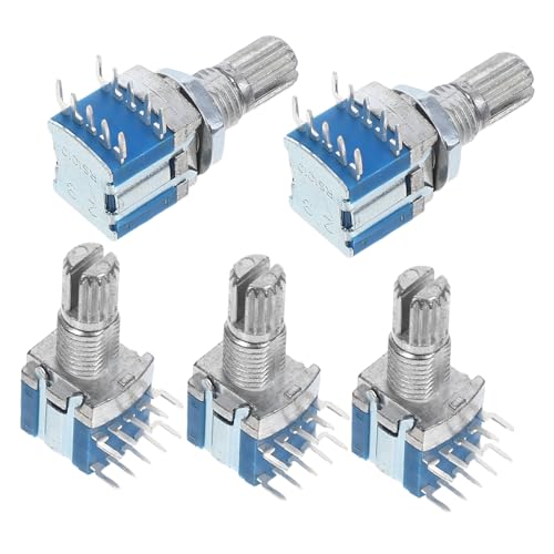 PLAFOPE 5 Stücke Multi-position Drehschalter Digital Potentiometer Ersatz Hochpräziser Drehgeber Metallknopf Wellenschalter PLAFOPE 5 Stücke Multi-position Drehschalter Digital Potentiometer Ersatz Hochpräziser Drehgeber Metallknopf Wellenschalter von PLAFOPE