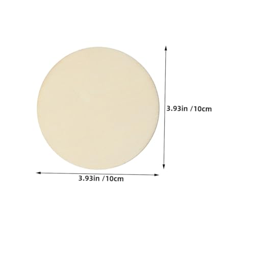PLAFOPE 50 Stück Naturbelassene Holzscheiben Rundscheiben aus Holz für DIY Bastelprojekte Erwachsene Holzplättchen Blanko Holzscheiben zum Bemalen Gravieren Dekorieren von PLAFOPE