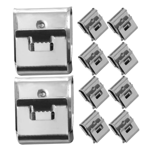PLAFOPE 55 Stück Teiliges Edelstahl Solarpanel Kabelclips Rostfreie Solar Photovoltaik Klemmen Stabile Kabelhalter für Solarmodul und Anhängerrahmenverkabelung Einfache Installation von PLAFOPE