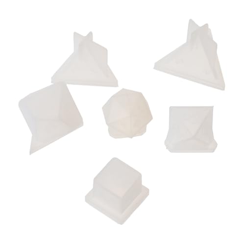 PLAFOPE 6 Stück Silikon Würfel Form Teiliges Polyedrische Gießform für DIY Harzspielwürfel Epoxidharz Silikonform Langlebig Sicher für Kreative Bastelprojekte PLAFOPE 6 Stück Silikon Würfel Form Teiliges Polyedrische Gießform für DIY Harzspielwürfel Epoxidharz Silikonform Langlebig Sicher für Kreative Bastelprojekte von PLAFOPE