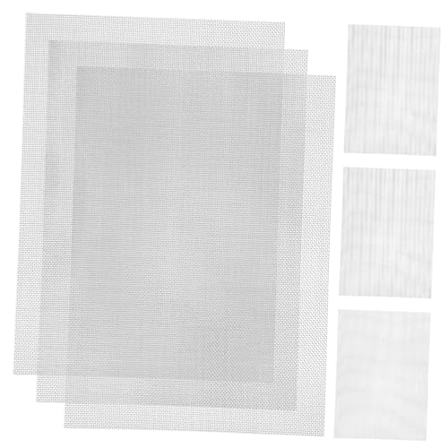PLAFOPE 6 Stück Teiliges Edelstahl drahtgewebe Robustes Flexibles Filtersieb Vielseitig Einsetzbar für Filtration Gitter Grillen für Kellerfenster Außen und DIY projekte von PLAFOPE