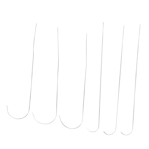 PLAFOPE 6 Stück Teiliges Gebogene Edelstahl Perlnadeln Bead Threader für Schnelles Auffädeln Kleine Perlen DIY Schmuckherstellung Manuelles Bastelwerkzeug Langlebig Praktisch PLAFOPE 6 Stück Teiliges Gebogene Edelstahl Perlnadeln Bead Threader für Schnelles Auffädeln Kleine Perlen DIY Schmuckherstellung Manuelles Bastelwerkzeug Langlebig Praktisch von PLAFOPE