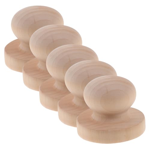 PLAFOPE 6 Stück Teiliges Holzstempelgriffe Ersatzteile aus Massivem Holz Ergonomisch Glatt Langlebig und Handgefertigt für Wachssiegel und Bastelprojekte PLAFOPE 6 Stück Teiliges Holzstempelgriffe Ersatzteile aus Massivem Holz Ergonomisch Glatt Langlebig und Handgefertigt für Wachssiegel und Bastelprojekte von PLAFOPE