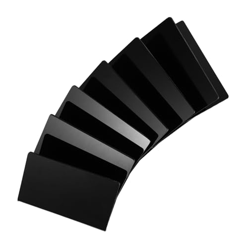 PLAFOPE 6 Stück Teiliges Mini Kreidetafel Förmig aus Dickem Acryl Wiederbeschreibbar für Tischdekoration Buffet Hochzeit Party Kleine Beschriftbare Tafeln von PLAFOPE