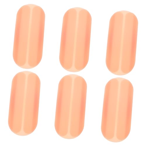 PLAFOPE 6 Stück Teiliges Mini Silikon Schulterpolster Unsichtbare rutschfeste Träger Polster Elastisch Formgebend Waschbar Wiederverwendbar Geeignet für Damen Verbessert Schulterkontur von PLAFOPE