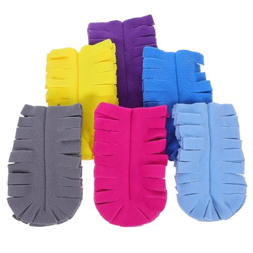 PLAFOPE 6 Stück Teiliges Staubwedel Nachfüllbezüge Wiederverwendbar Staubentfernung Reinigungstücher Passend für Kunststoff Holzgriffe für Haushalt Büro Auto von PLAFOPE