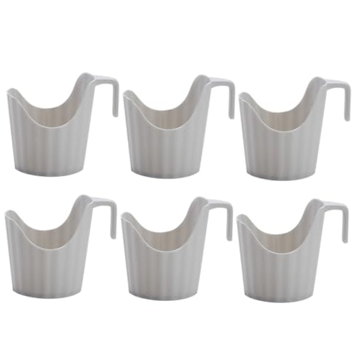 PLAFOPE 6 Stück Teiliges Verbrennungs Papierbecherhalter Leichtes Dekoratives Design für Büro Zuhause und Party Robuster Rutschfester Becherhalter mit Glatten Abgerundeten Kanten in Weiß PLAFOPE 6 Stück Teiliges Verbrennungs Papierbecherhalter Leichtes Dekoratives Design für Büro Zuhause und Party Robuster Rutschfester Becherhalter mit Glatten Abgerundeten Kanten in Weiß von PLAFOPE