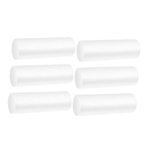 PLAFOPE 6stücke Schaumstoffzylinder Aus Polystyrol in Rohrform DIY-modellierstäbe Bastelschaumformen Für Blumenarrangements Dekorative Ornament-Formen Langlebiger Schaumstoff Für von PLAFOPE