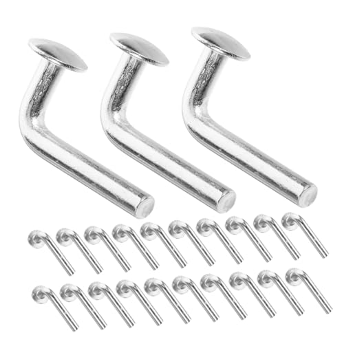 PLAFOPE 70 Stück Teiliges Verzinktes Palettenregal Sicherungsstift Ømm Robuste Drop Pins für Palettenregale Einfache Installation Langlebig zur Sicheren Lagerhaltung im Lagerbereich von PLAFOPE