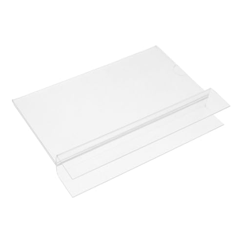 PLAFOPE Acryl Arbeitsplatz Namensschild Halter Einseitiger Kartenständer für Büros Schreibtisch Trennwand Organisator Langlebig Stabil Modern Minimalistisches Design PLAFOPE Acryl Arbeitsplatz Namensschild Halter Einseitiger Kartenständer für Büros Schreibtisch Trennwand Organisator Langlebig Stabil Modern Minimalistisches Design von PLAFOPE