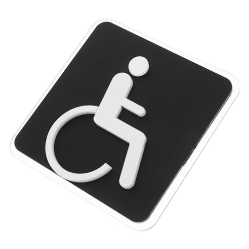 PLAFOPE Barrierefreies Wc Schild Selbstklebend Langlebig für Gesellschaftliche Toiletten mit Modernem Design Einfach Anzubringen Robust und Klar Erkennbar für Barrierefreie Waschräume PLAFOPE Barrierefreies Wc Schild Selbstklebend Langlebig für Gesellschaftliche Toiletten mit Modernem Design Einfach Anzubringen Robust und Klar Erkennbar für Barrierefreie Waschräume von PLAFOPE