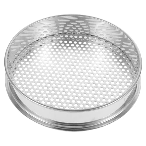 PLAFOPE Bodensieb Bodensieb mit Löchern Leicht Tragbar Langlebig für Effiziente Filtration von Erde Schmutz im Freien für Gartenarbeit von PLAFOPE