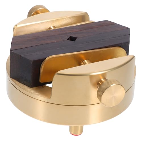 PLAFOPE Brass Seal Engraving Clamp Drehbar Gravur Werkzeug DIY Holzschraubstock Präzise Halterung für Siegel Gravurbed für Anfänger und Profi von PLAFOPE