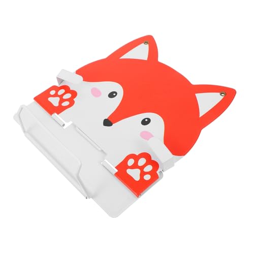 PLAFOPE Buchständer Fuchsform Stabiler Desktop Leseständer Verstellbarer Buchhalter Für Schule Kochen Und Dokumente Multifunktional Für Junge Mädchen Leseratten von PLAFOPE