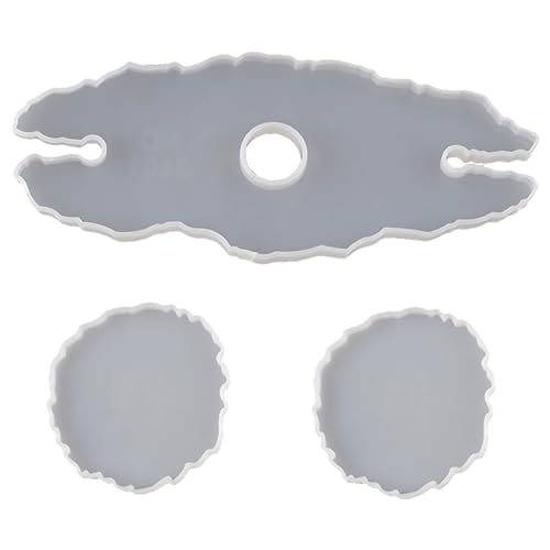 PLAFOPE DIY Kristall Epoxidharz Silikonform Flexibles Reißfestes Tablett Unregelmäßiger Weinglashalter Rutschfeste Cup Matte Gießform für Individuelle Glas und Dekorationsprojekte zu Hause PLAFOPE DIY Kristall Epoxidharz Silikonform Flexibles Reißfestes Tablett Unregelmäßiger Weinglashalter Rutschfeste Cup Matte Gießform für Individuelle Glas und Dekorationsprojekte zu Hause von PLAFOPE