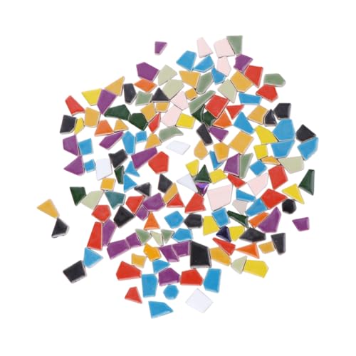 PLAFOPE DIY Mosaiksteine aus Kristallglas Unregelmäßig Glänzend für Bastelset Heimdekoration Foto Rahmen Blumen Blumentöpfe DIY Handwerk von PLAFOPE