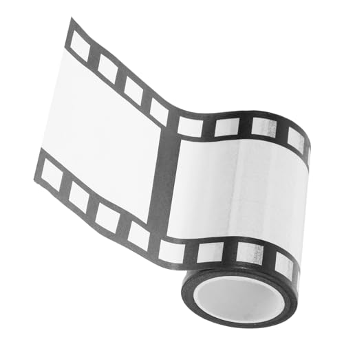 PLAFOPE Dekoratives Film Klebeband Breit Leichtes DIY Scrapbook Papierband für Tagebücher Geschenkverpackung Planer Langlebiges Selbstklebendes Bastelpapierband von PLAFOPE