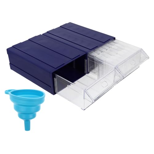 PLAFOPE Diamond Art Aufbewahrungsbox mit Leichtem Kunststoff Stabiles DIY Aufbewahrungsboxen für Perlen Schmuck Ringe und Kleine Bastelmaterialien Tragbar und Handschonend Blau PLAFOPE Diamond Art Aufbewahrungsbox mit Leichtem Kunststoff Stabiles DIY Aufbewahrungsboxen für Perlen Schmuck Ringe und Kleine Bastelmaterialien Tragbar und Handschonend Blau von PLAFOPE
