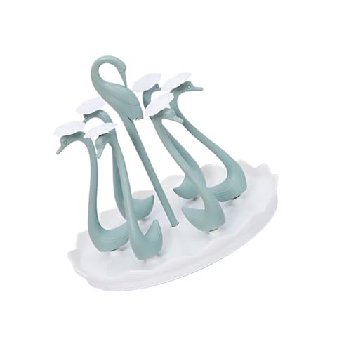 PLAFOPE Drehbarer Becherhalter mit Stangen und Schwan Motiv Kreatives Design zur Aufbewahrung und Trocknung von Gläsern und Tassen Robust und Farbenfroh für Küche und Zuhause PLAFOPE Drehbarer Becherhalter mit Stangen und Schwan Motiv Kreatives Design zur Aufbewahrung und Trocknung von Gläsern und Tassen Robust und Farbenfroh für Küche und Zuhause von PLAFOPE