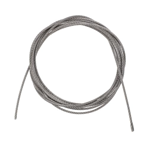 PLAFOPE Edelstahl Drahtseil Rostfrei Flexibel Belastbar für Geländer Garten Wäscheleine und Vielseitige Outdoor Anwendungen von PLAFOPE