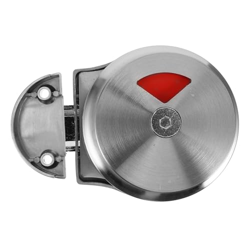 PLAFOPE Edelstahl Türschloss mit Indikator für Badezimmer Privacy Bolzenverschluss mit Rot grün Anzeige Vielseitig für Öffentliche Wc türen und Gewerbliche Toiletten Geeignet Inklusive von PLAFOPE
