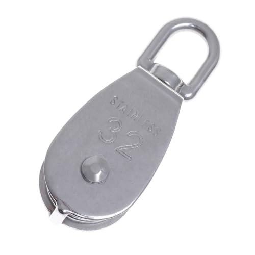 PLAFOPE Edelstahl Umlenkrolle aus Rostfreiem Stahl Seilrolle Tragkraft Langlebige Flaschenzugrolle für Schwere Lasten und Drahtseile Vielseitig Einsetzbar im Arbeitsalltag PLAFOPE Edelstahl Umlenkrolle aus Rostfreiem Stahl Seilrolle Tragkraft Langlebige Flaschenzugrolle für Schwere Lasten und Drahtseile Vielseitig Einsetzbar im Arbeitsalltag von PLAFOPE