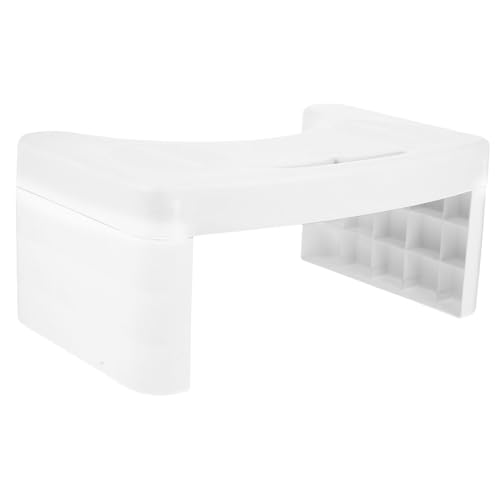 PLAFOPE Ergonomischer Toilettenhocker für Erwachsene rutschfest Belastbar Platzsparend für Gesunde Sitzhaltung und Einfaches Schuhwechseln im Badezimmer von PLAFOPE
