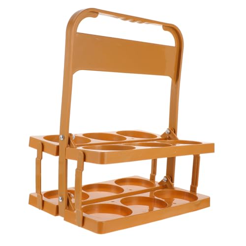 PLAFOPE Faltbarer Getränketräger Flaschen Organizer Wasserflaschenhalter Robust Tragbar für Outdoor Sport Fußball Team Getränketräger Praktisches Flaschenregal aus Bruchfestem Material von PLAFOPE